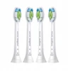 4 vnt. Philips sonicare W2 Optimal Baltas HX6064 dantų šepetėlio galvutės