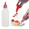 450 ml medaus padažo buteliuko dozatorius raudonas