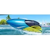4Drc NUOTOLINIO PULTO VALDOMA VALTIS FAST MOTORBOAT RC 2XBATERY GALINGI VARIKLIAI