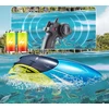 4Drc NUOTOLINIO PULTO VALDOMA VALTIS FAST MOTORBOAT RC 2XBATERY GALINGI VARIKLIAI