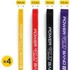 4Fizjo 4 POWER BAND mankštos pasipriešinimo juostų rinkinys