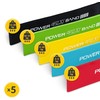 4Fizjo 5 MINI POWER BAND mankštos juostų rinkinys