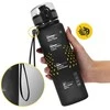 4Fizjo 650 ml juodas sportinis vandens butelis