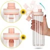 4Fizjo 850 ml rožinis sportinis vandens butelis