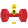 4Fizjo Bituminiai hanteliai pratimams 2 x 3kg