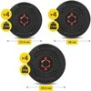 4Fizjo Bituminiai reguliuojamo svorio hanteliai 2 x 10 kg