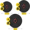 4Fizjo Bituminiai reguliuojamo svorio hanteliai 2 x 20 kg