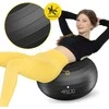 4Fizjo DONUT AIR BALL gimnastikos kamuolys, juodas
