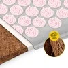 4Fizjo EKO akupresūros kilimėlis su grikių lukštais ir kokosu, rožinis