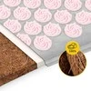 4Fizjo EKO akupresūros kilimėlis su pagalve, XL dydžio, rožinis