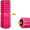 4Fizjo EVA masažinis volelis su gumbeliais, 33 cm, rožinis