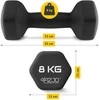 4Fizjo Ketaus hanteliai pratimams Classic 2 x 8kg