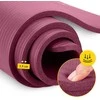 4Fizjo NBR fitneso ir jogos kilimėlis 180 × 60 × 1,5 cm bordo spalvos