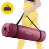 4Fizjo NBR fitneso ir jogos kilimėlis 190 × 100 × 1,5 cm bordo spalvos