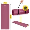 4Fizjo NBR jogos ir fitneso kilimėlis 180 × 60 × 1 cm bordo spalvos