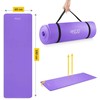 4Fizjo NBR jogos ir fitneso kilimėlis, 180 × 60 × 1,5 cm, violetinis