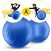 4Fizjo PEANUT AIR BALL gimnastikos kamuolys, mėlynas