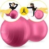 4Fizjo PEANUT AIR BALL mankštos kamuolys, rožinis
