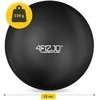 4Fizjo Pilateso ir reabilitacijos kamuolys 22 cm, juodas