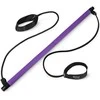 4Fizjo Pilateso treniruočių strypas su plėtikliais, violetinis