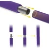 4Fizjo Pilateso treniruočių strypas su plėtikliais, violetinis