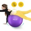4Fizjo Pripučiamas gimnastikos kamuolys 75 cm violetinis
