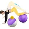 4Fizjo Pripučiamas gimnastikos kamuolys 55 cm violetinis