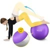 4Fizjo Pripučiamas gimnastikos kamuolys 75 cm violetinis