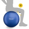 4Fizjo Pripučiamas gimnastikos kamuolys, 75 cm, tamsiai mėlynas