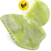 4Fizjo Rievotas Gua Sha akmuo, pagamintas iš natūralaus žalio nefrito