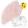 4Fizjo Rievuotas Gua Sha akmuo, pagamintas iš natūralaus rožinio kvarco
