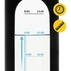 4Fizjo Stiklinis vandens butelis 1 l, juodas
