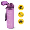 4Fizjo Vandens gertuvė 650 ml – kasdieniam naudojimui, sportui ir aktyviam laisvalaikiui, rožinės spalvos