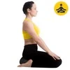 4Fizjo ZAFU meditacijos pagalvėlė, pusmėnulis, juoda