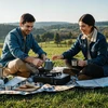 4Neo NEšiojamoji TURISTINĖ DUJINĖ VIRTUVĖ lagamine + 4X ALPEN KASETĖ