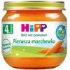 4x HiPP BIO PIRMAS ŠAKŠTAS 80g morkų, moliūgų, obuolių, kriaušių po 4m.