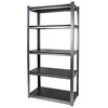 5 lygių metalinė lentyna/maks.lygio apkrova 374kg TACTIX 1220x460x1830mm juodas