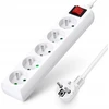 Jonex 5 m ilgio prailgintuvas, 5 lizdai, baltas, su jungikliu
