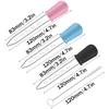 5 ML PLASTIKINIŲ PIPEČIŲ LAŠINTUVO RINKINYS IŠ 3 DALŲ