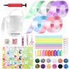 5 ROLL NANO JUOSTOS BURUBULIŲ RINKINYS BURUBULĖLIŲ PŪTIMO DIY Blow Bubble Dvipusis