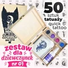 50 Quick Tattoo blizgučių tatuiruočių rinkinys mergaitėms Nr. 01