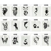 50 Quick Tattoo blizgučių tatuiruočių rinkinys mergaitėms Nr. 01