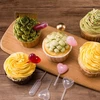 50 vnt Cupcakes Pipetės Vienkartinės pipetės ledų kečupui A stilius