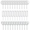 50 vnt Cupcakes Pipetės Vienkartinės pipetės ledų kečupui A stilius