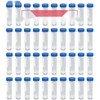 50ml BANDYMO KUBILIAI 40 VNT PLASTIKINIAI LABORATORIJOS SKAIDRUS ILGAUS