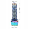 6 VARŽTŲ RINKINYS DVIRAČIO STILIUI, VARENA M5X18MM