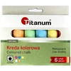 6 X šaligatvio kreida, THICK MIX, spalva Titanum JUMBO