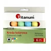 6 X šaligatvio kreida, THICK MIX, spalva Titanum JUMBO