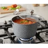 6.5L MARMULINIS PUODAS, DUJŲ INDUKCIJA SU DANGIU Ø24 CM HOFFNER ELEGANCE