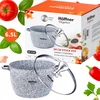 6.5L MARMULINIS PUODAS, DUJŲ INDUKCIJA SU DANGIU Ø24 CM HOFFNER ELEGANCE